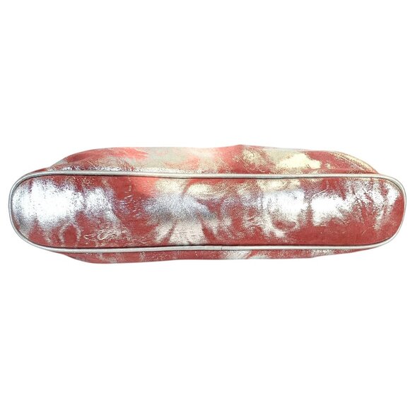 New Cromia Designer Leather Silver Peach Shoulder Handbag Purse- Made in Italy - Picture 16 of 16